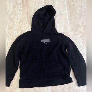 Boys Puma Black Hoodie